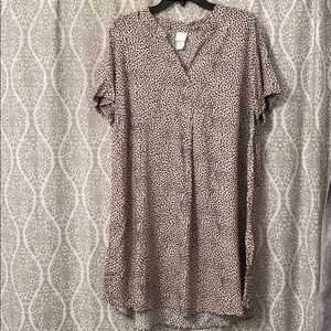 H&M Short Sleeve Spotted Dress